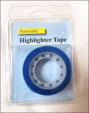 (image for) Blue High Lighter Tape - Click Image to Close